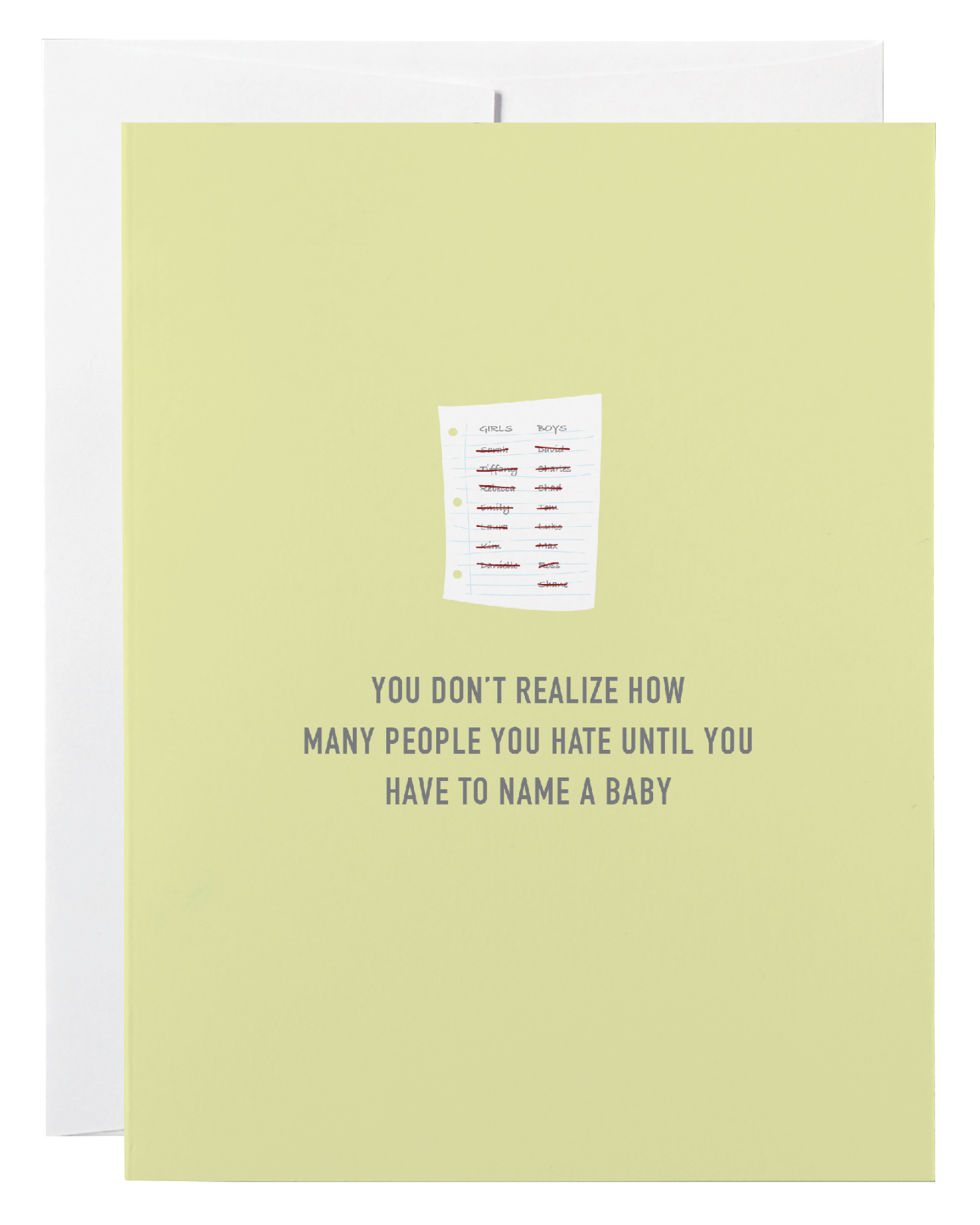 Classy Cards Creative - Wholesale Baby Card - Baby Names Card0