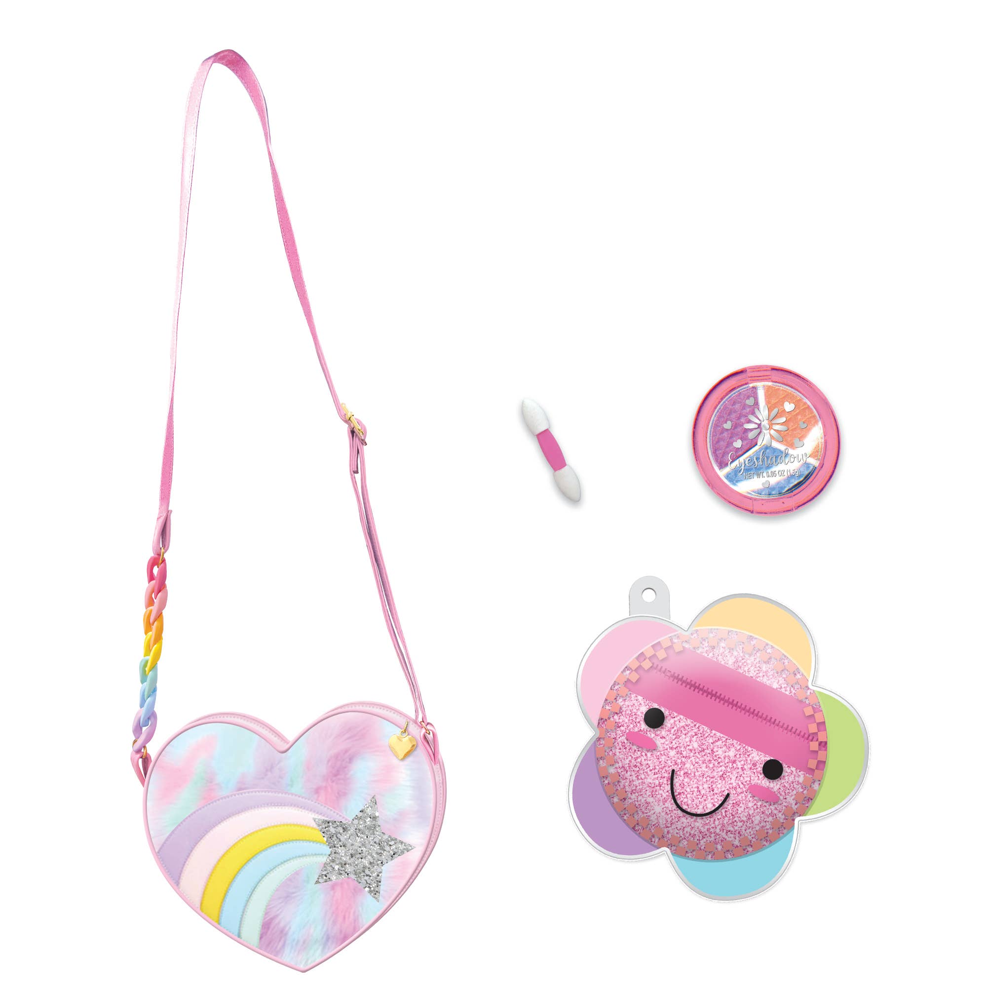 Hot Focus, Inc. - Wholesale Crossbody Bag - Kids - Sweet Heart Crossbody,Rainbow1