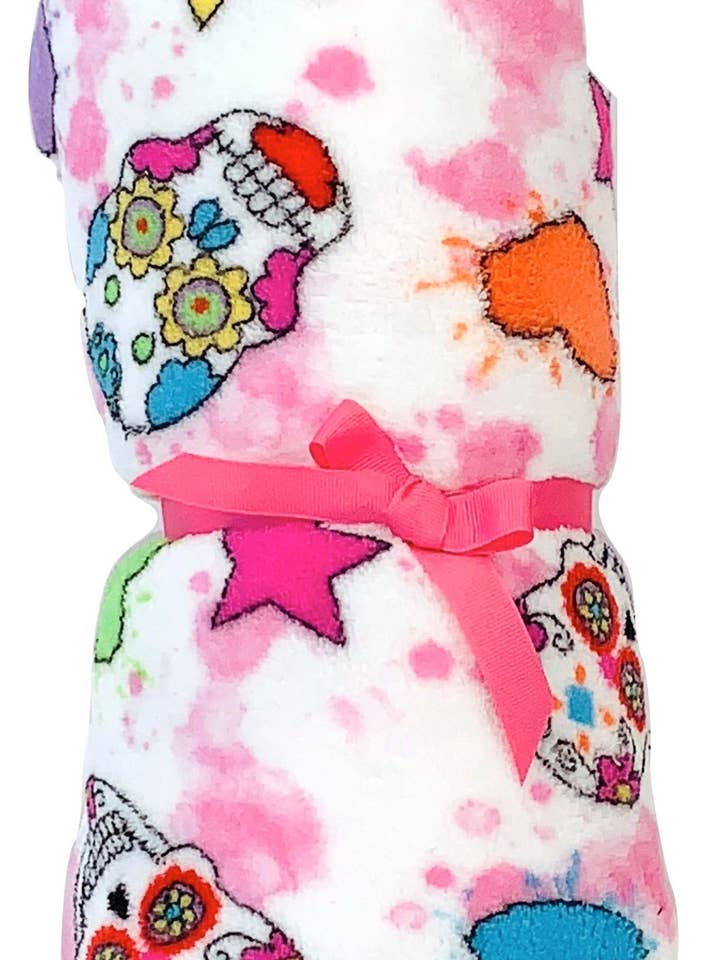 Fuzzy Party Skulls-filt för wholesale av Made With Love & Kisses