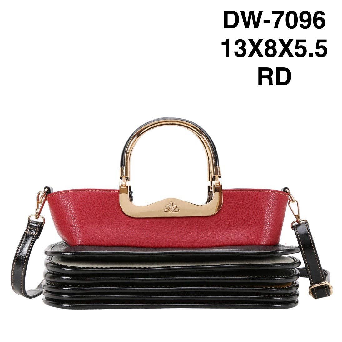 MB Fashion Wholesale - Vente Sac à main avec poignée sur le dessus – femme - SAC À COUCHES EMPILÉES EVERY FASHION avec poignée supérieure en métal DW-70968