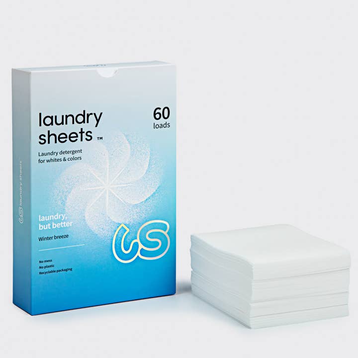 Laundry Sheets - Laundry Detergent Winter Breeze (60 Loads)  for wholesale by Laundry Sheets