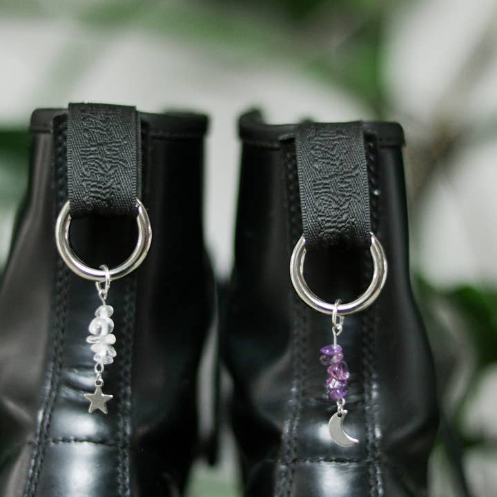 Celestial Crystal Boot Charm Accessories for wholesale by Cosmic Crow