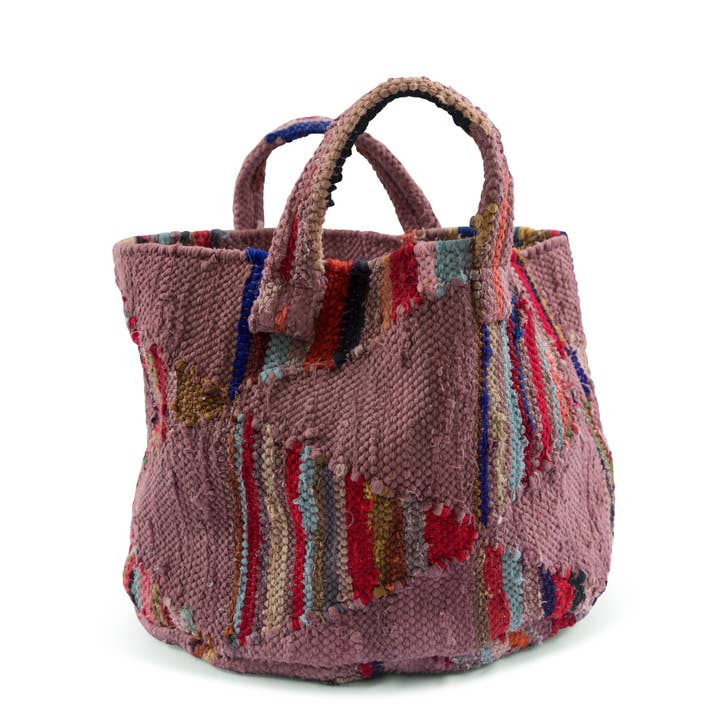 Sugarboo & Co - Wholesale Tote Bag - Women's - Bright Multi-colored Woven Artisanal Bag