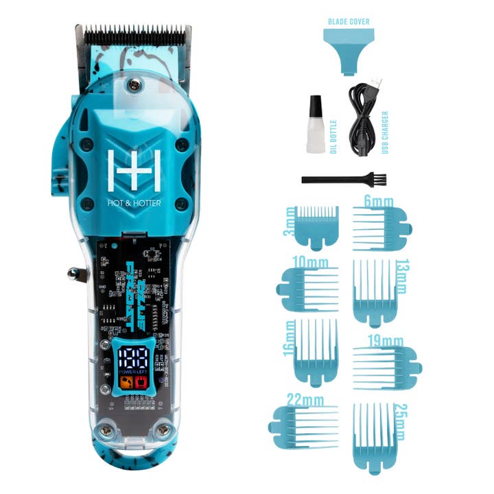 Annie International, Inc. - Wholesale Clippers - Men's - Hot & Hotter Pro Rechargeable Clippers Blue Frost1