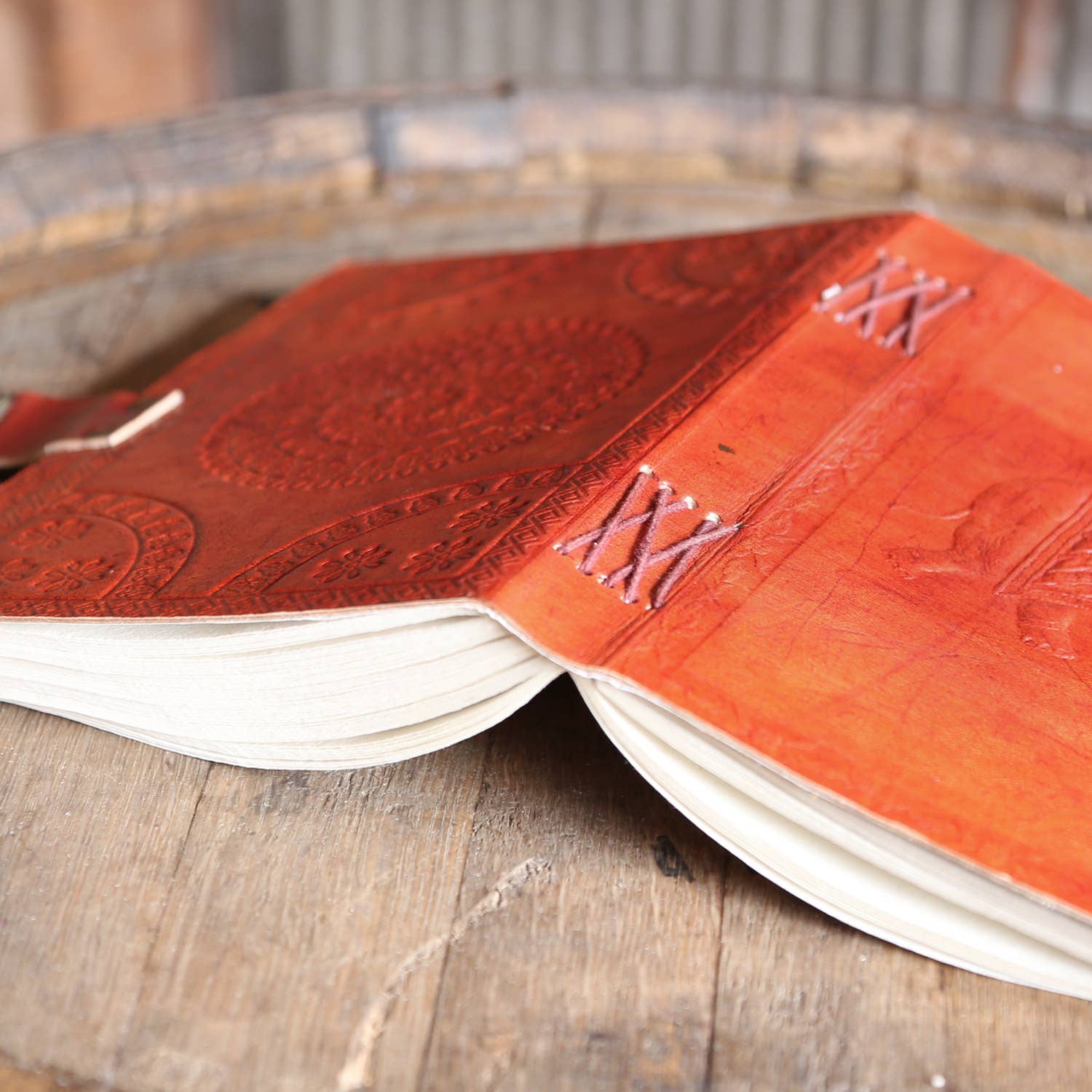 Ten Thousand Villages - Wholesale Journal/Diary - Leather Elephant Journal2