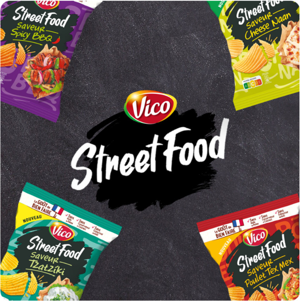 123bonbon - Venta al por mayor Patatas fritas - VICO Street Food sabor Nachos Cheddar2