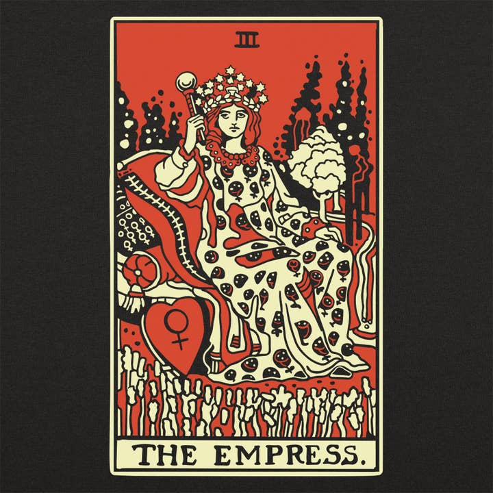 Camiseta Tarot Empress para hombre para venta al por mayor de 6DS