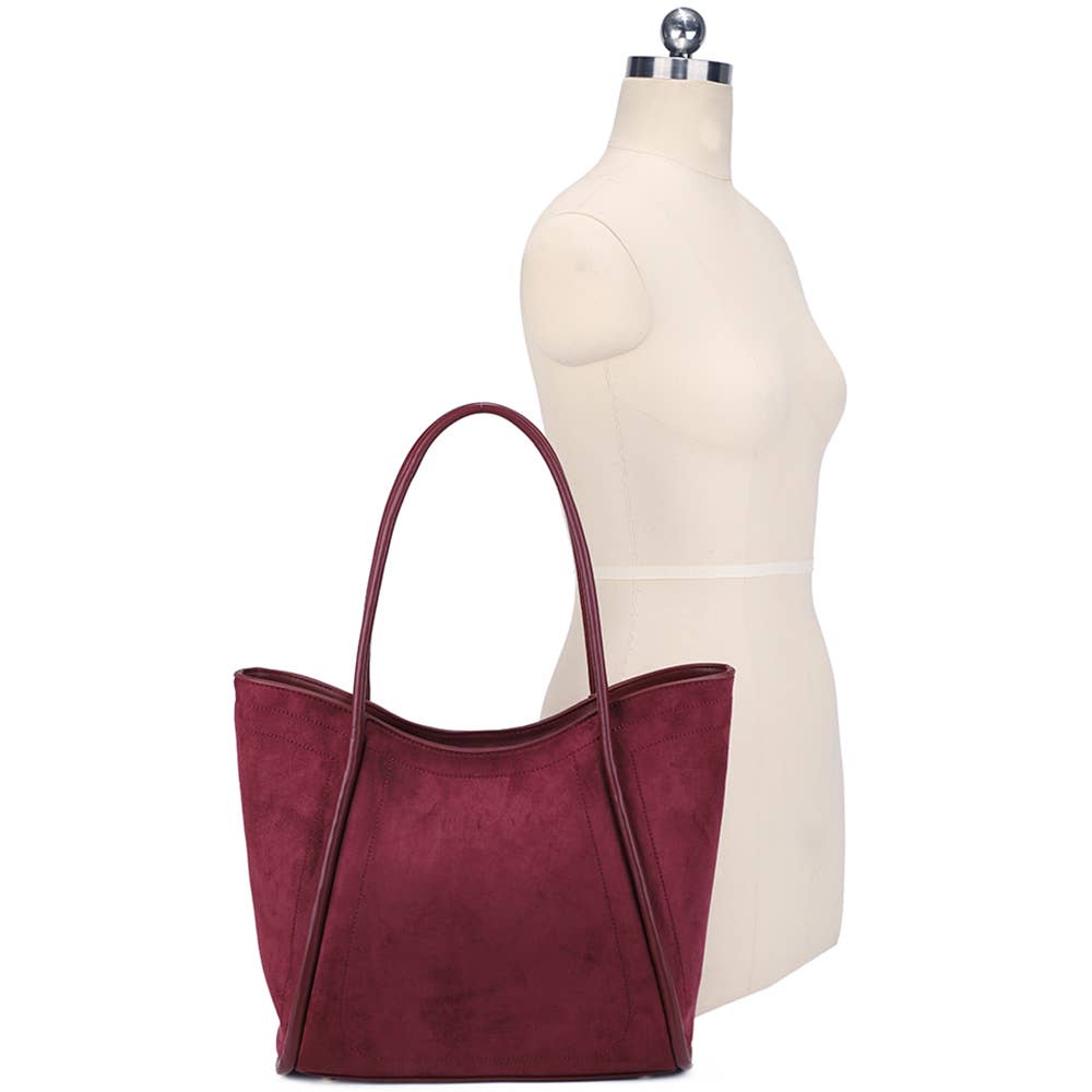 JOIA ACCESSORIES – wholesale Bärkasse - Dam – 2I1 STRUKTURERAD AXELVÄSKA MED CLUTCHSET, SJ 60119 SET6