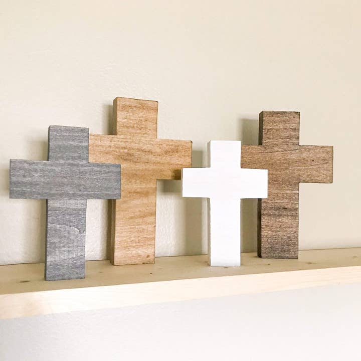 Cross Shelf Sitters for wholesale by The Nest Designs