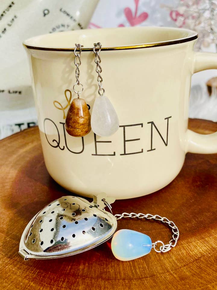 Crystal Tea Strainer for wholesale by Essential Sage