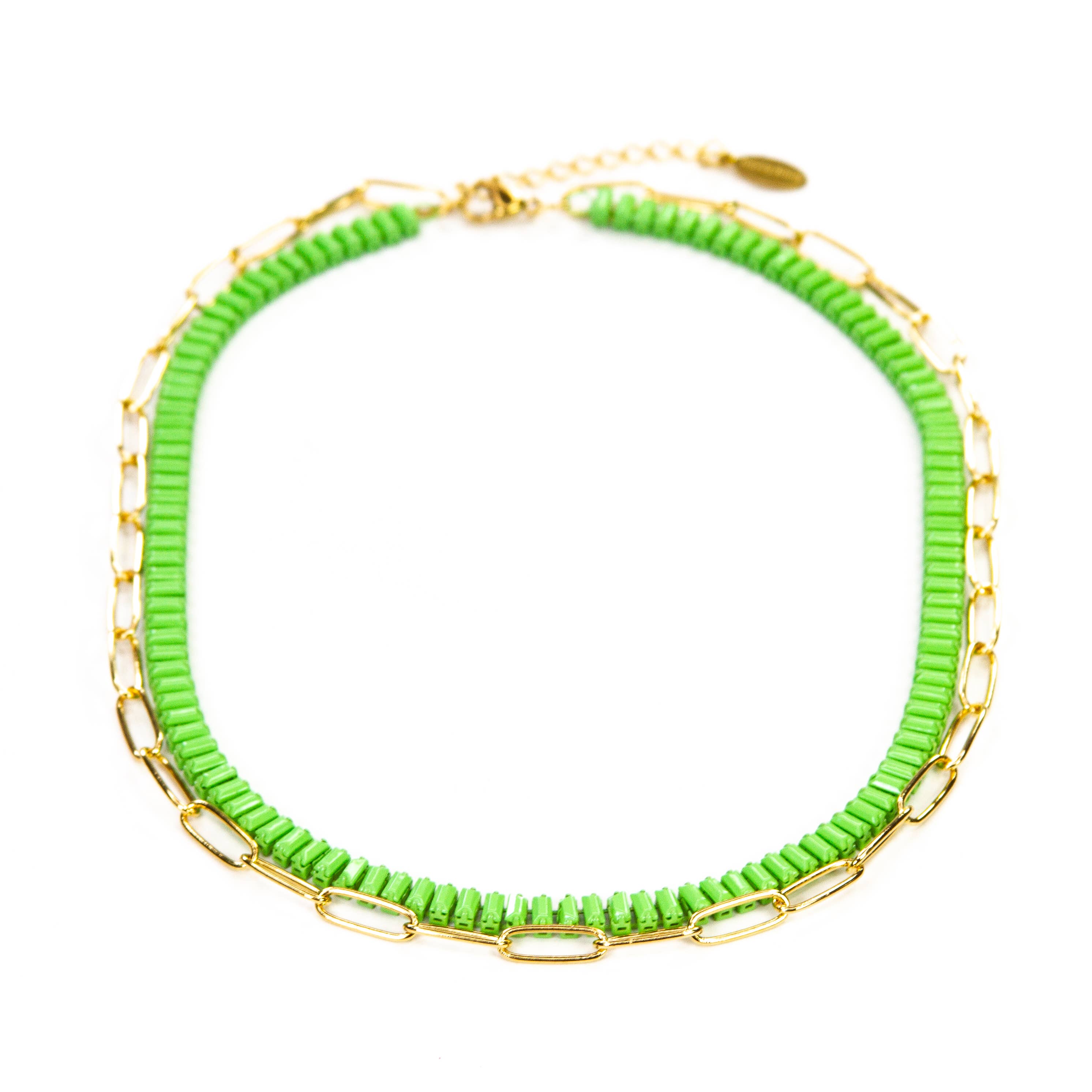 Savvy Bling – Conjunto de joias por atacado – Pulseiras & Colares Green Game Day11