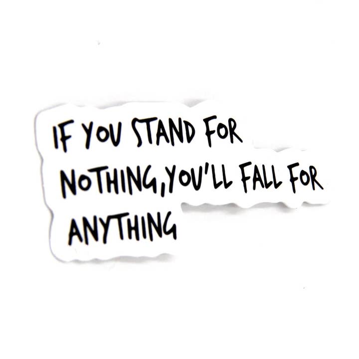 Stand For Something Sticker for wholesale by Wear The Peace