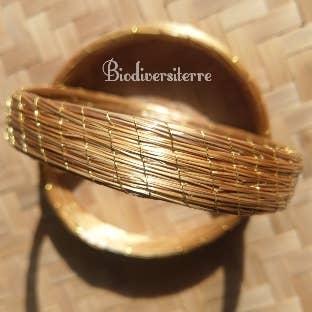 Biodiversiterre - Venta al por mayor Brazalete - Pulsera Origine cosida en capim dourado, «oro vegetal»