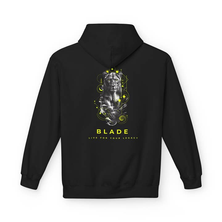 Geometrisk Reign Neon Grøn TX Panther Hættetrøje for engroshandel hos Blade Infiniti LLC