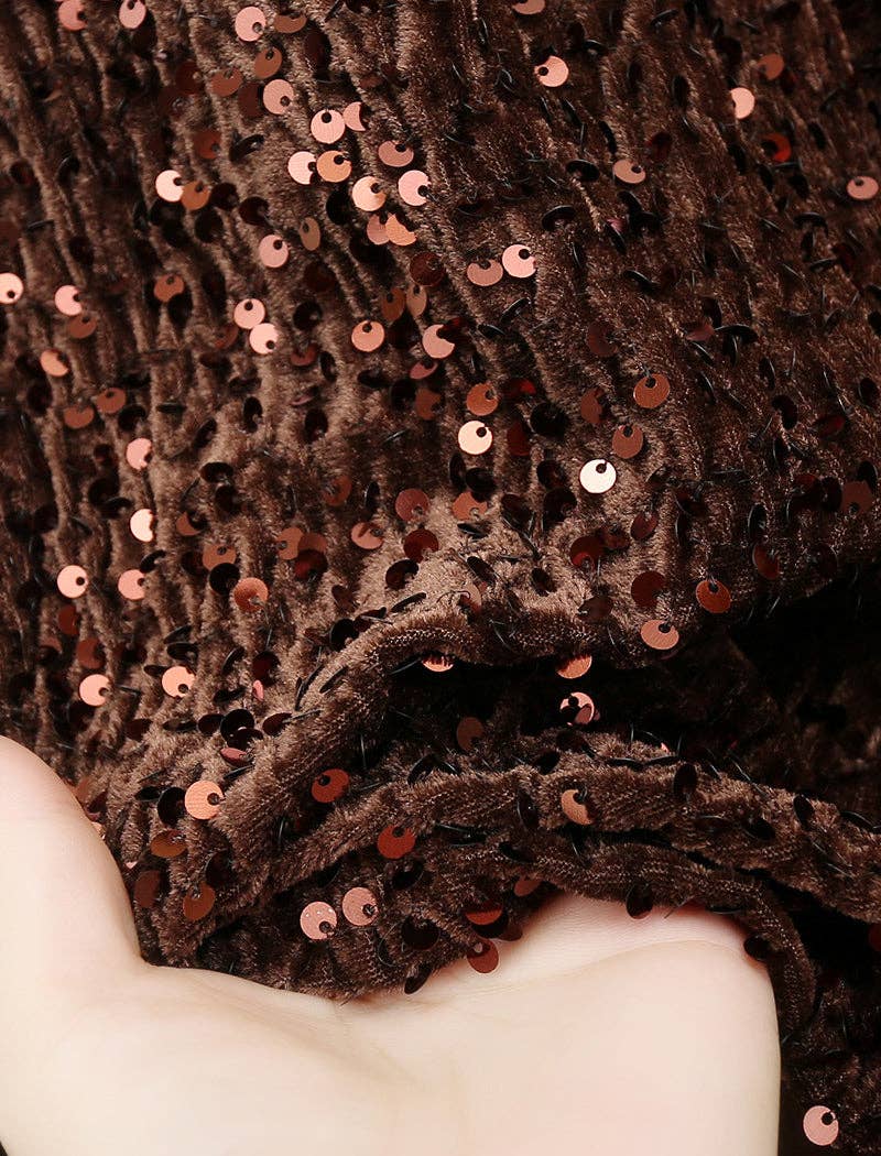 safistyle - Wholesale Skirt - Women's - High-Waist Sequin Midi Skirt3