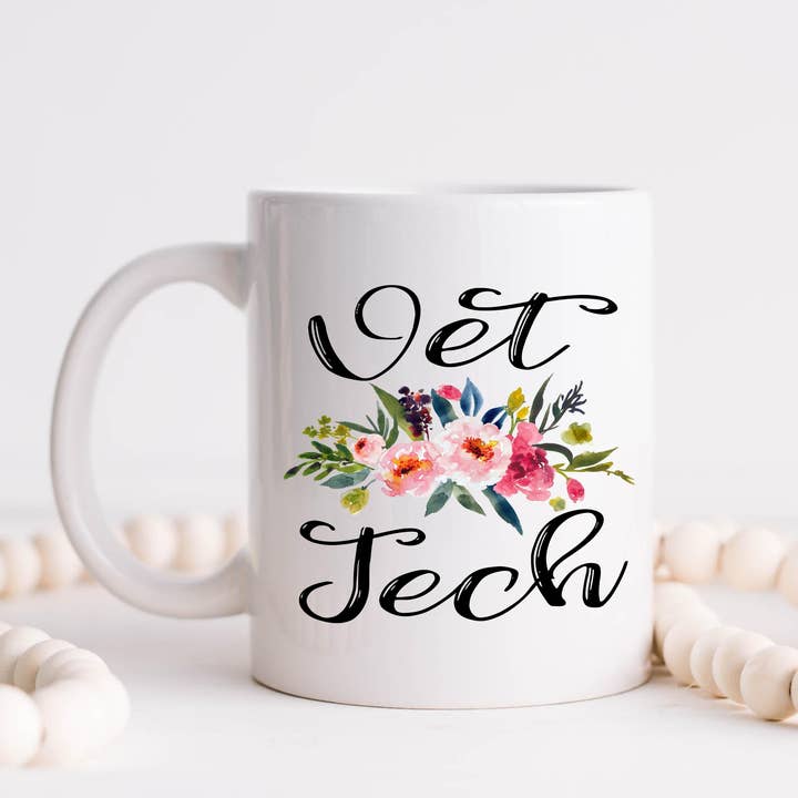 Tazza da caffè Vet Tech, tazza regalo veterinaria per la vendita all'ingrosso da parte di Hm Mugs