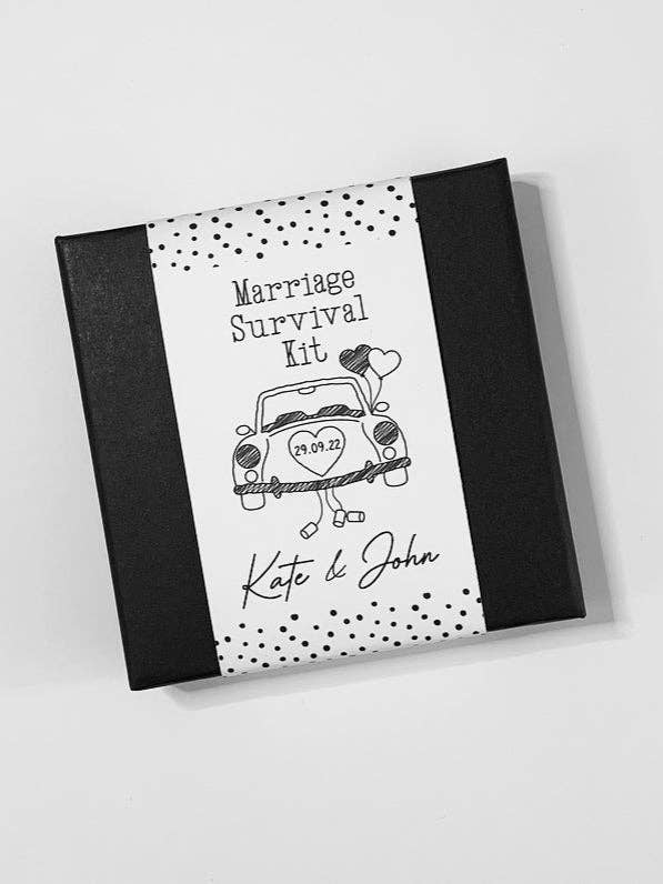 Marriage Survival Kit | Wedding Gift for Bride & Groom for wholesale by Mermaid Marys
