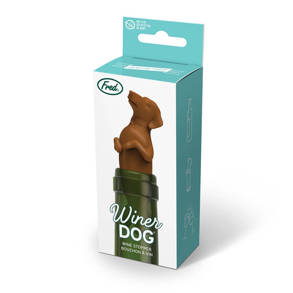 Fred & Friends - Wholesale Wine Stopper - Winer Dog - Dachshund Bottle Stopper4
