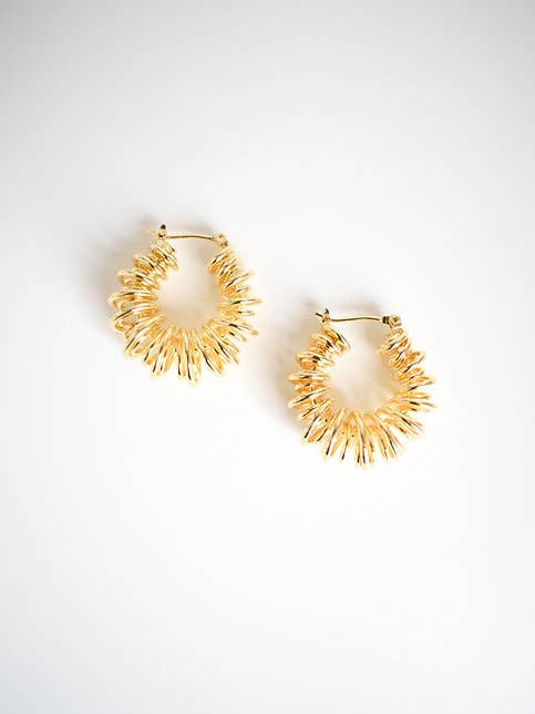 Luup Huggie 18K Gold for wholesale by Liv Evon Designs