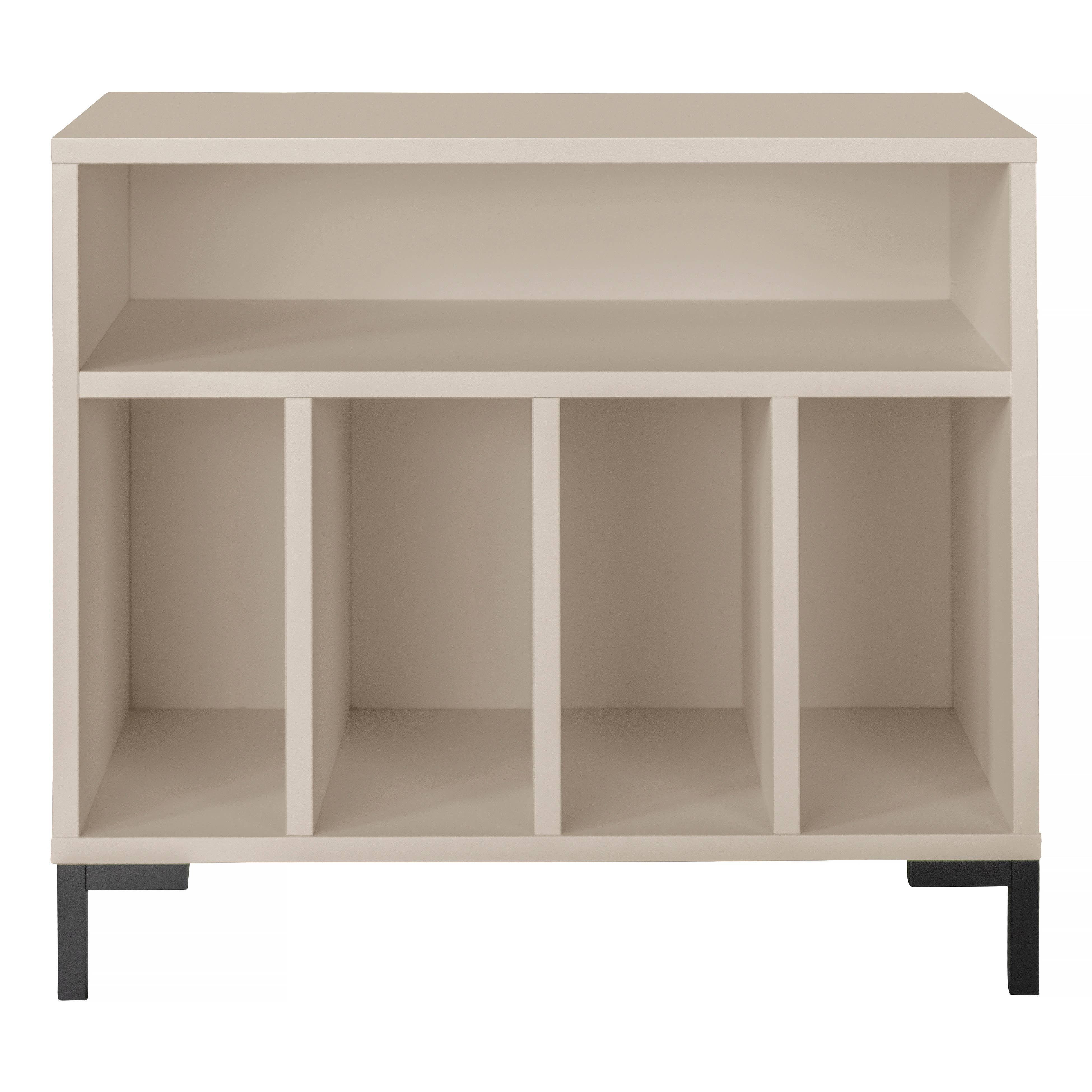Really Nice Things - Wholesale Console Table - Taupe vinyl cabinet0