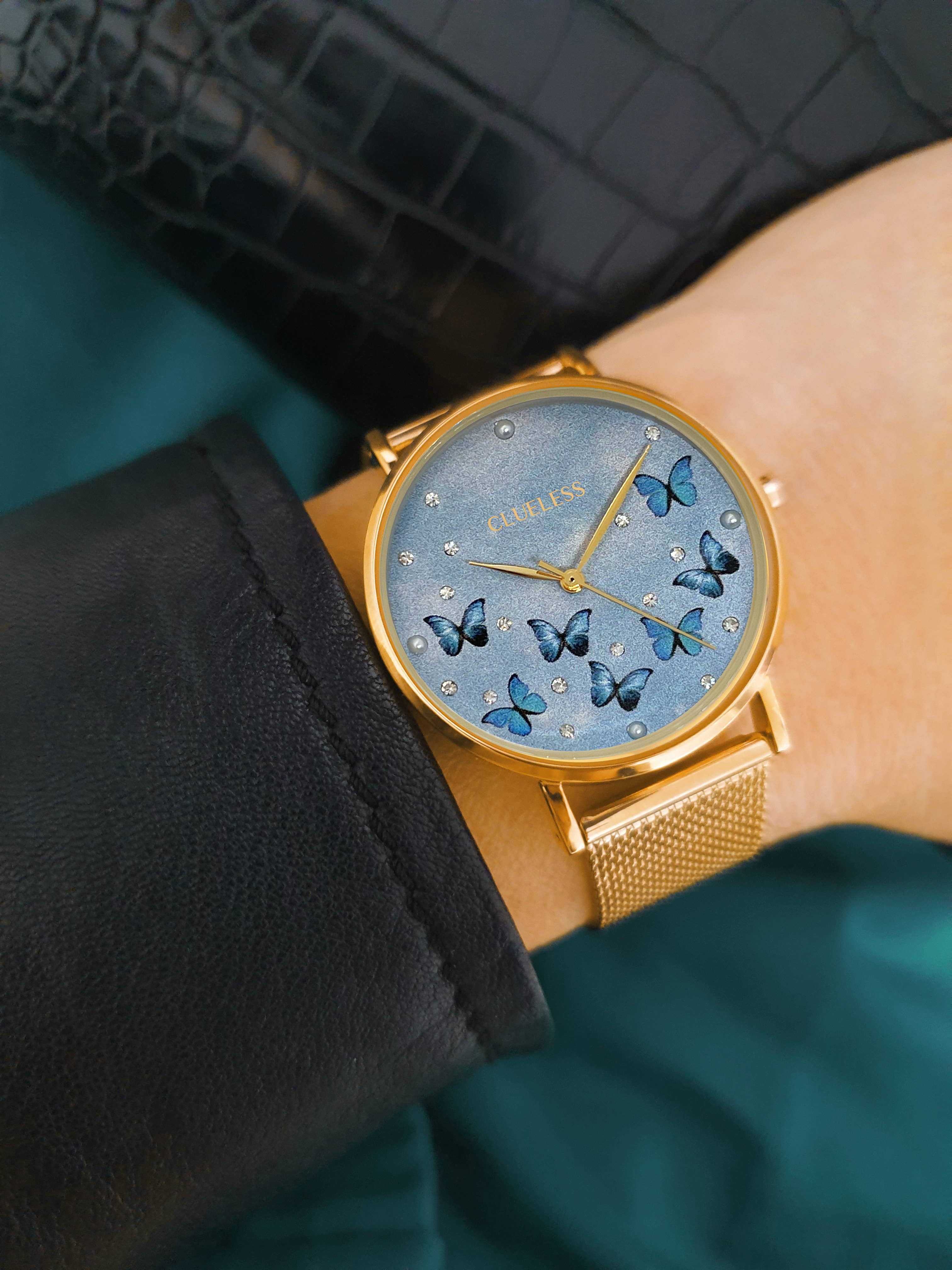 Clueless - Vente Montre – femme - MONTRE FEMME CLUELESS -ACIER MESH DORE/DORE |BCL10624-1001