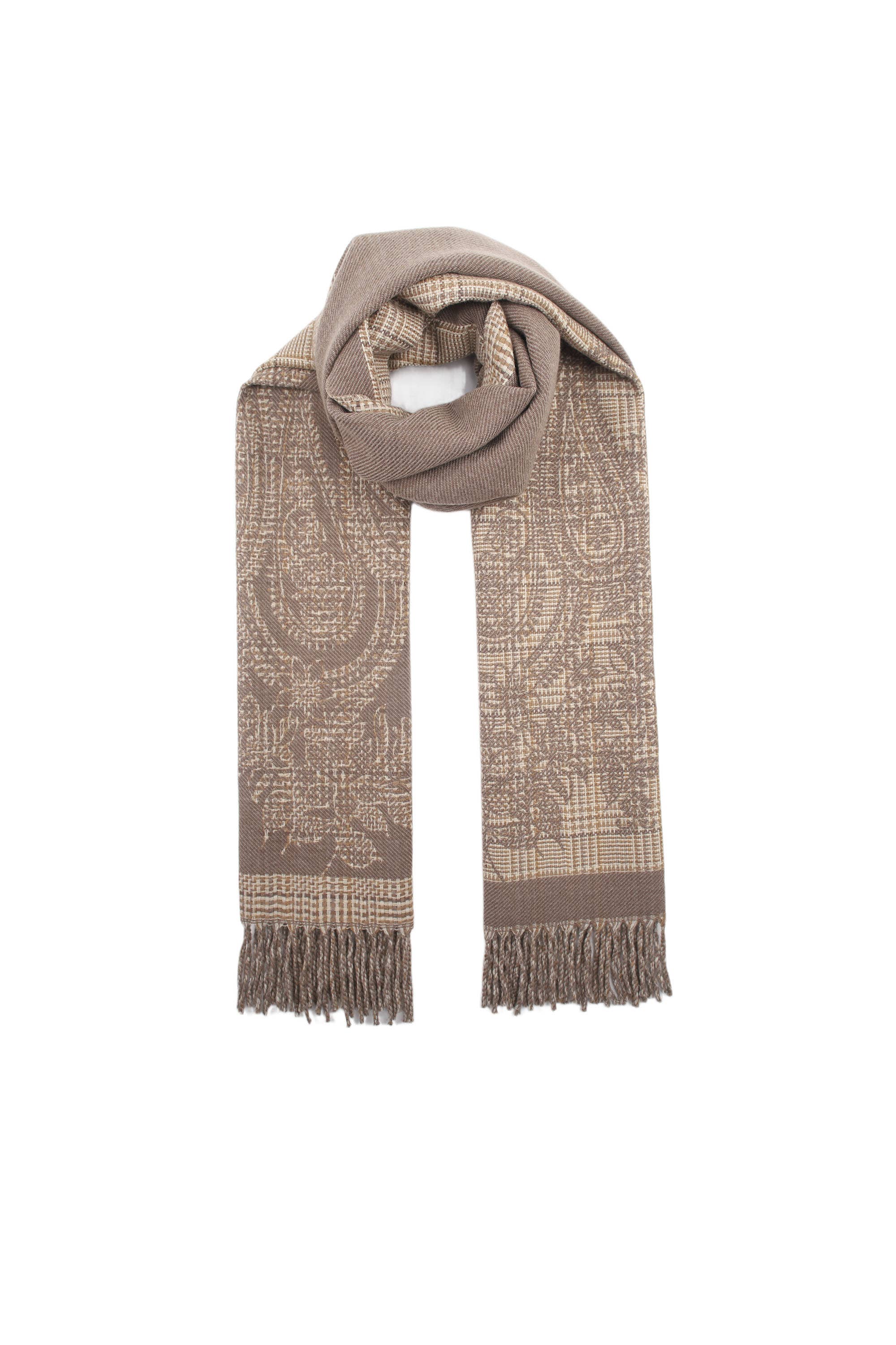 PHANIE MODE - Vendita all'ingrosso Sciarpa - Donna - E-09356 Sciarpa stampata bandana – Motivi cachemire11