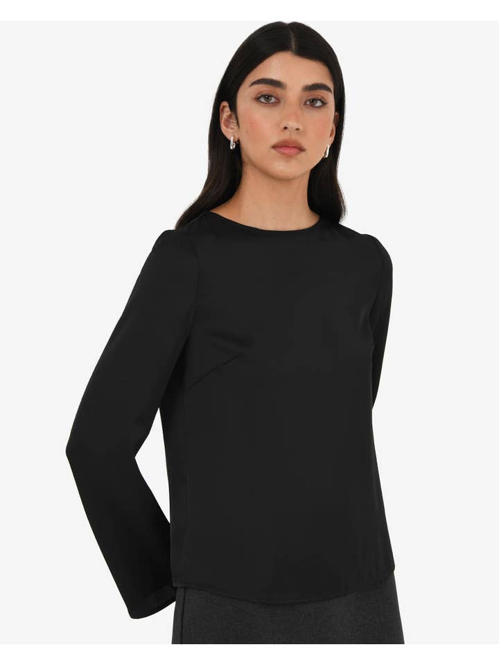 Forcast - Wholesale Blouse – Women’s - Forcast Women's Valeria Long Sleeve Top2