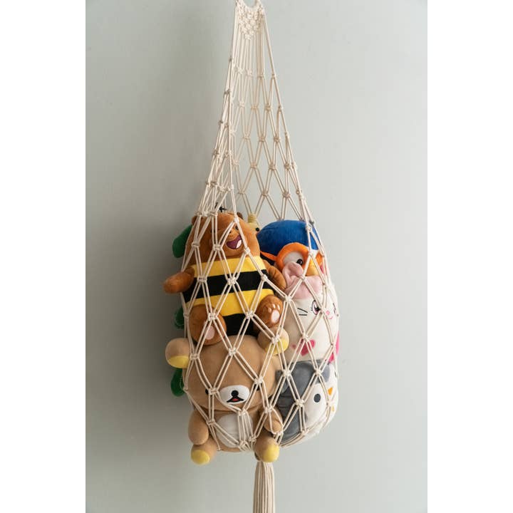 BeanDaikon – wholesale Stuffed/plush toy – Kids & baby – Toy Storage Hammock For Boho Nursery Organization I959