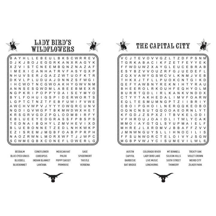 Simon & Schuster - Wholesale Coloring & Activity Book - Adult - All About Texas Word Search by Editors of Thunder Bay Press4