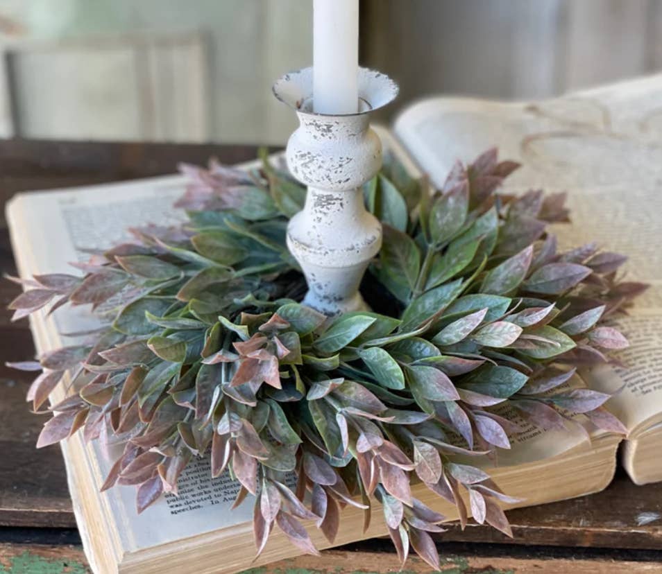 Buckeye Craft Co. - Wholesale Artificial Flowers - Dawn’s Break Candle Ring1