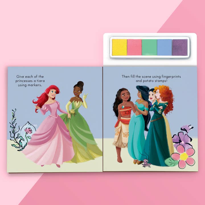 Hinkler - Wholesale Colouring book – Child & baby - Disney Princess Finger Prints