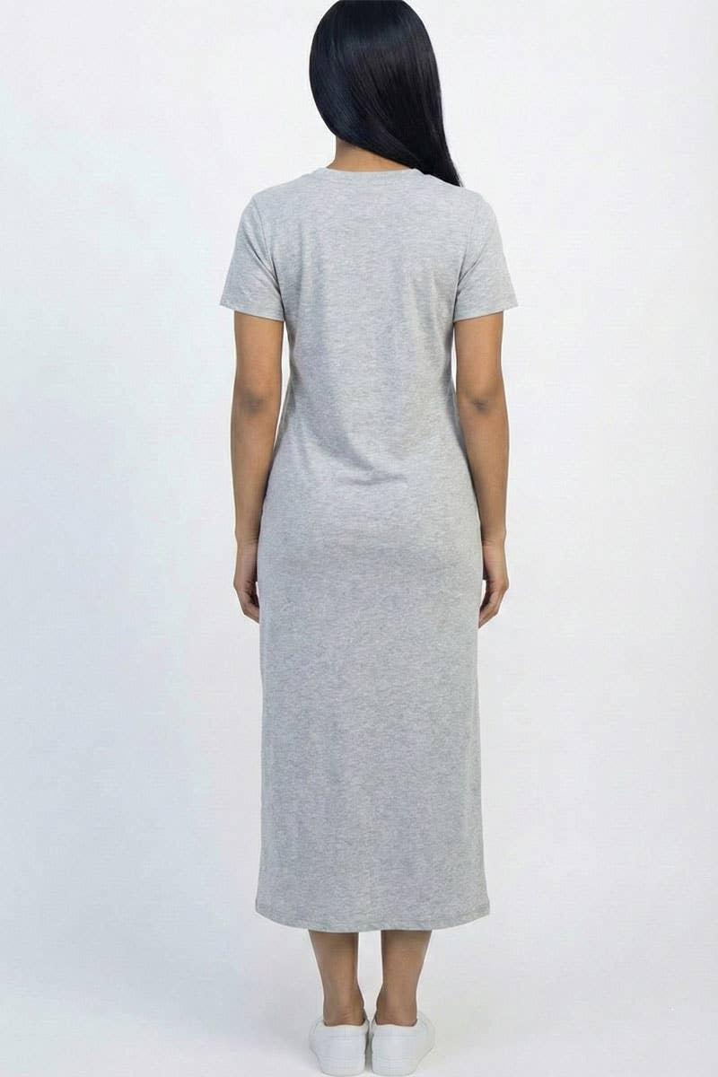 CAPELLA APPAREL - Wholesale Dress - Women's - Side Pocket Tee Dress15