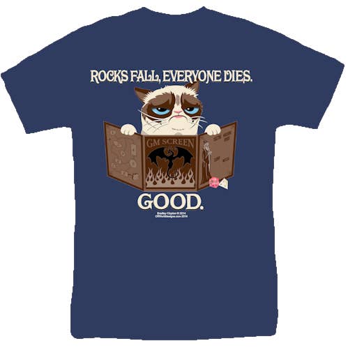 Grumpy GM Cat T-shirt for wholesale by Pegasus Publishing