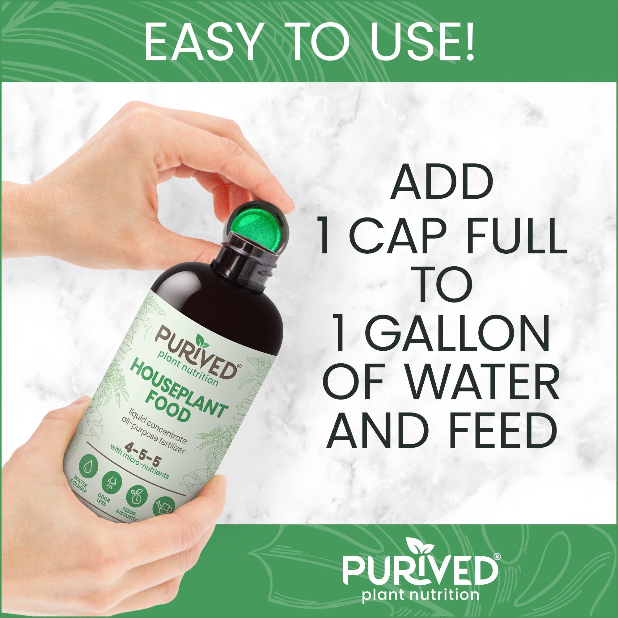 Purived - Wholesale Fertilizer - Purived Houseplant Food – 16fl oz of Concentrated Fertilizer2
