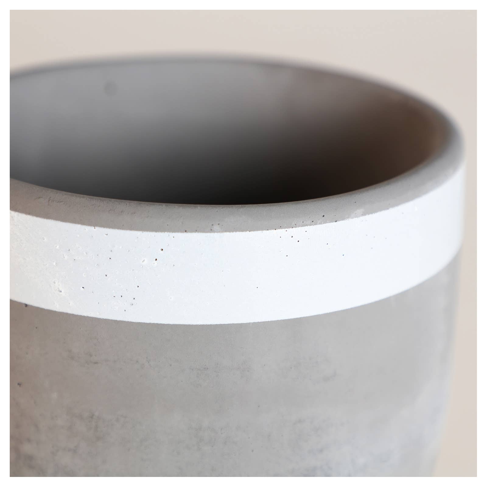 B&B – Vaso de plantas por atacado – Floreira, De Cimento, Em Cor Cinza, De 13X13X12cm1