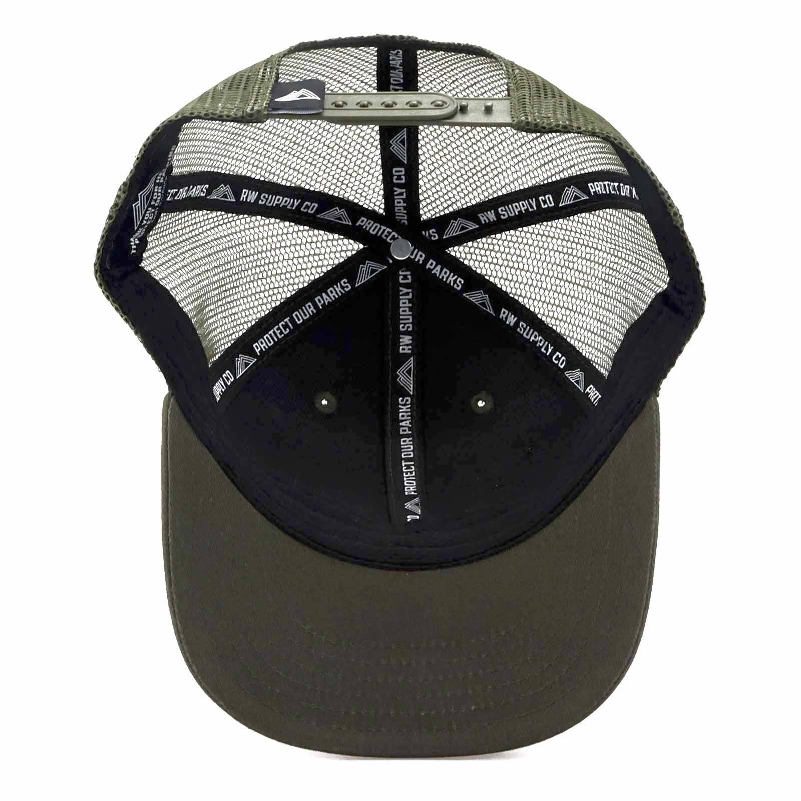 Rainier Watch Supply Co - Wholesale Trucker Hat - Unisex - Mount Rainier National Park Est 1899 Trucker Cap3