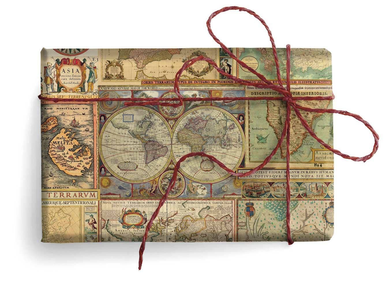 San Lorenzo Design - Vente Feuille de papier cadeau - Papier cadeau florentin, 2 feuilles pliées 19,7 x 27,6 po50