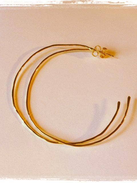 Orecchini a cerchio in salice aperto da 5,1 cm per la vendita all'ingrosso da parte di Zahavah Jewelry