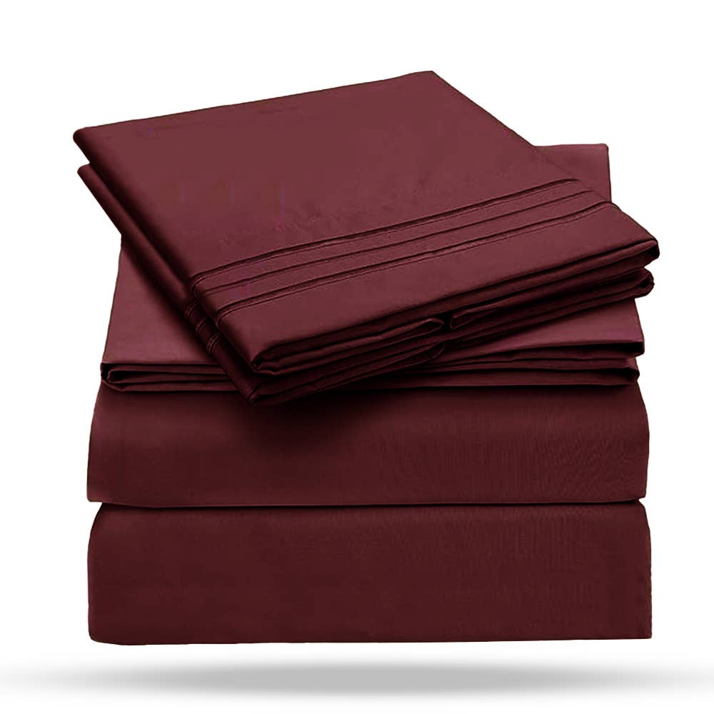 Leluxe Home - Wholesale Sheet Set - 1800 Series Premium Ultra soft 4 Pc Microfiber Sheet Set17