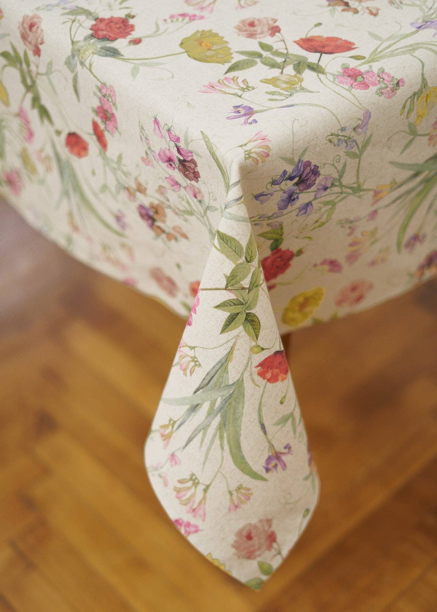 Hortensias Home – Engroshandel Dug – Rektangulært duge i bomuld-lærred, trykt | Blossom1