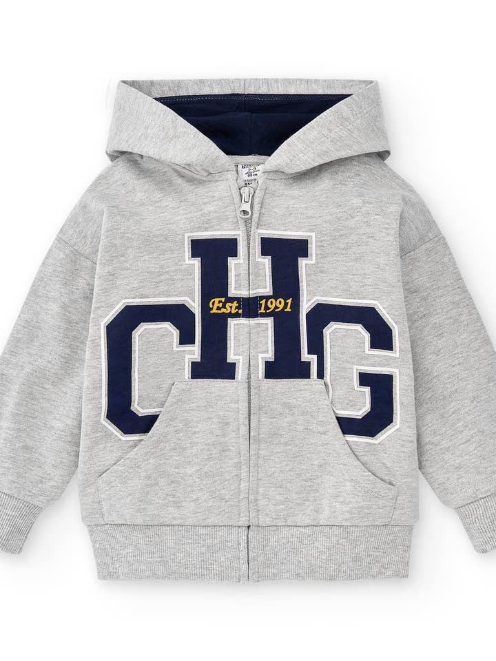 Grå børnetrøje CHG for engroshandel hos Charanga