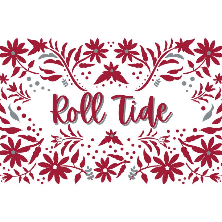 Casa Courant - Wholesale Disposable Placemat - Game Day or Grads...Alabama Roll Tide Paper Placemats