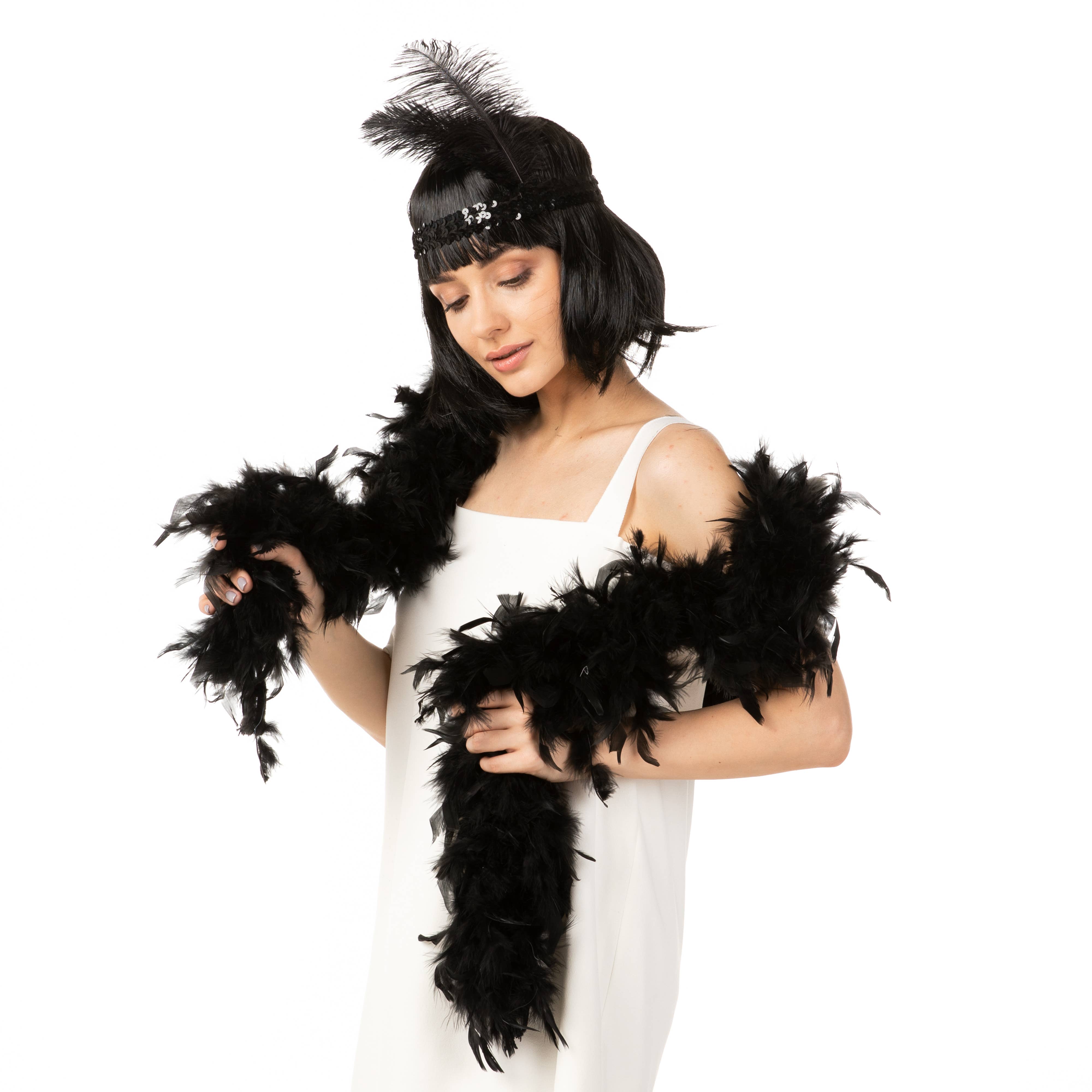 Stylex Party - Vente Déguisement – femme - Boa à plumes 85G Accessoire de déguisement Boa8