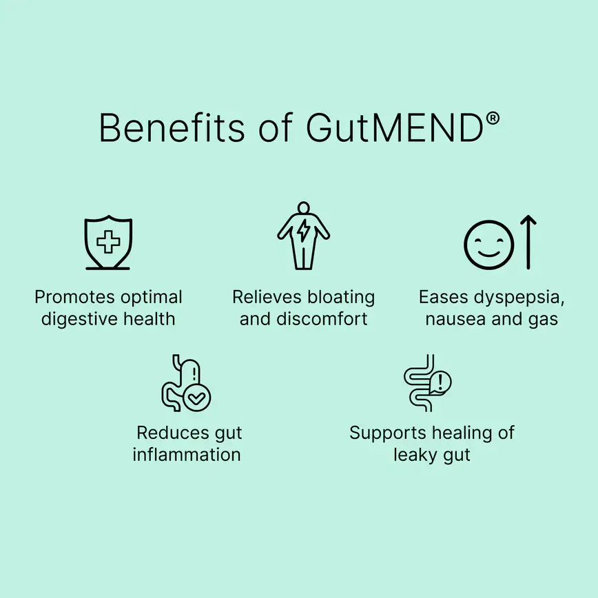 Health IS Wealth - Vente Supplément oral/vitamine - GutMEND® | Poudre Avancée pour la Santé Digestive (Sans Probiotiques)5