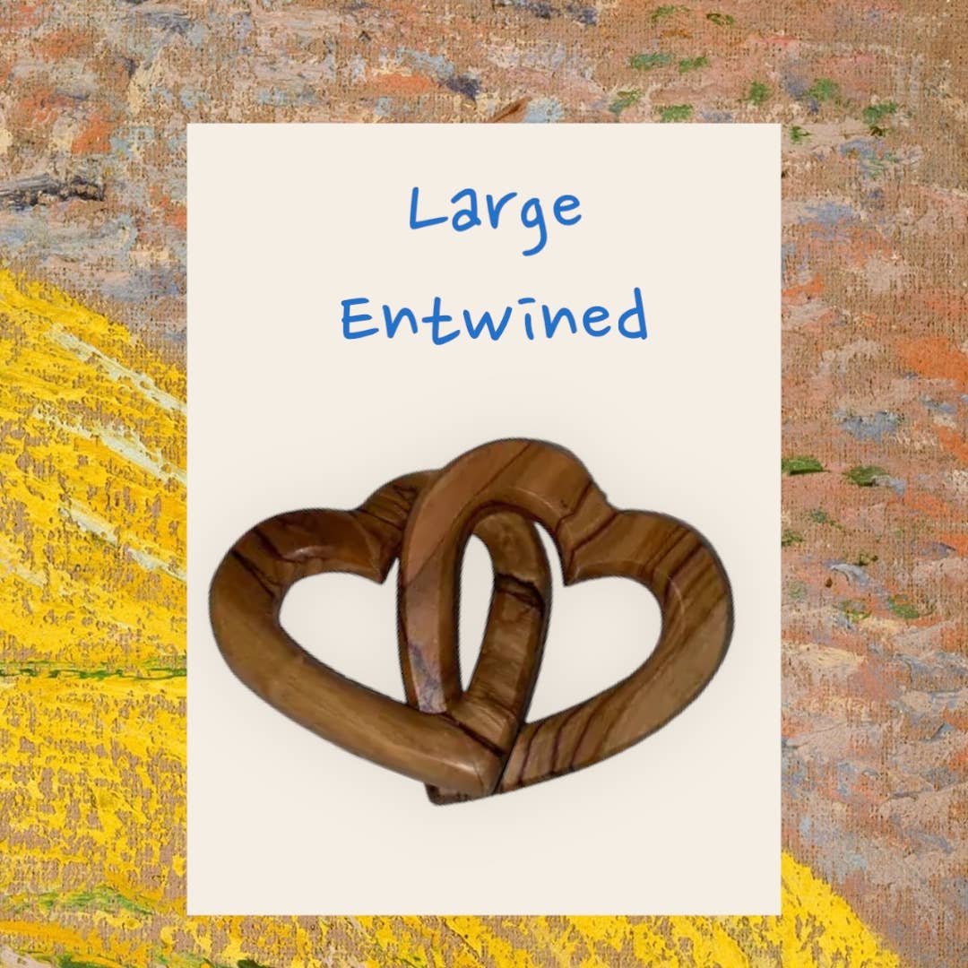 Mondo Trading Company - Wholesale Decorative Tabletop Object - Olive Wood Hearts9