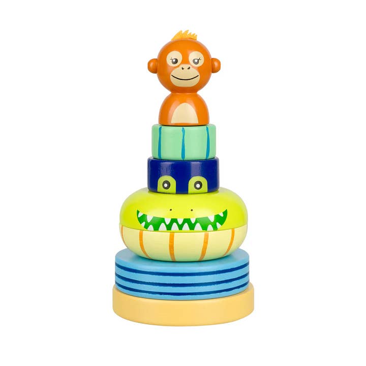 Jungle Animals Stacking Ring
for wholesale by Orange Tree Toys