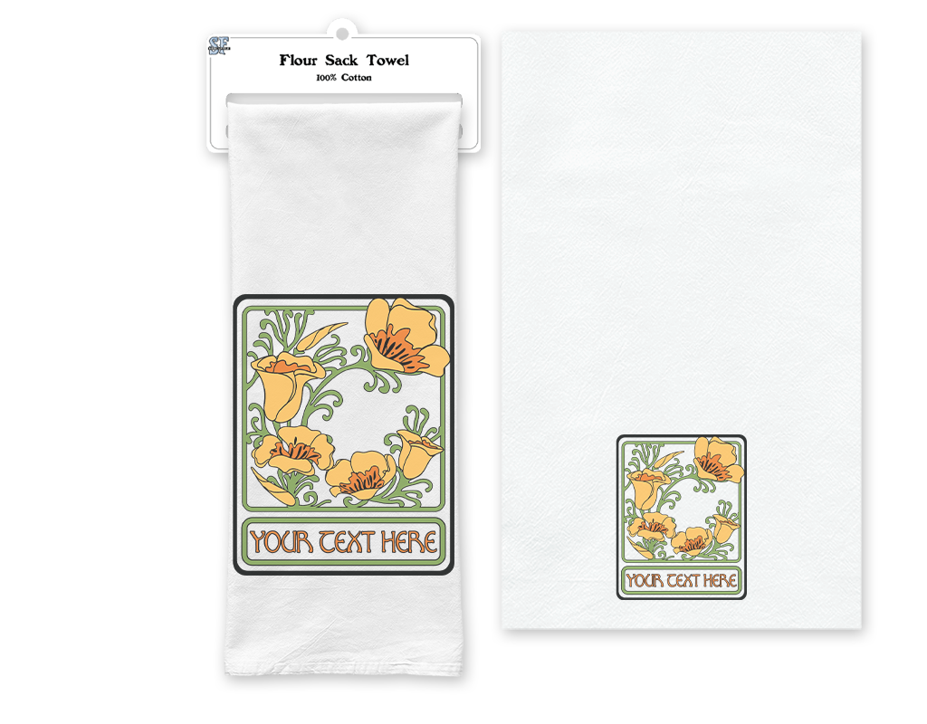 SF Mercantile - Wholesale Tea Towel - Customizable Flour Sack Tea Towel 22" x 36"17