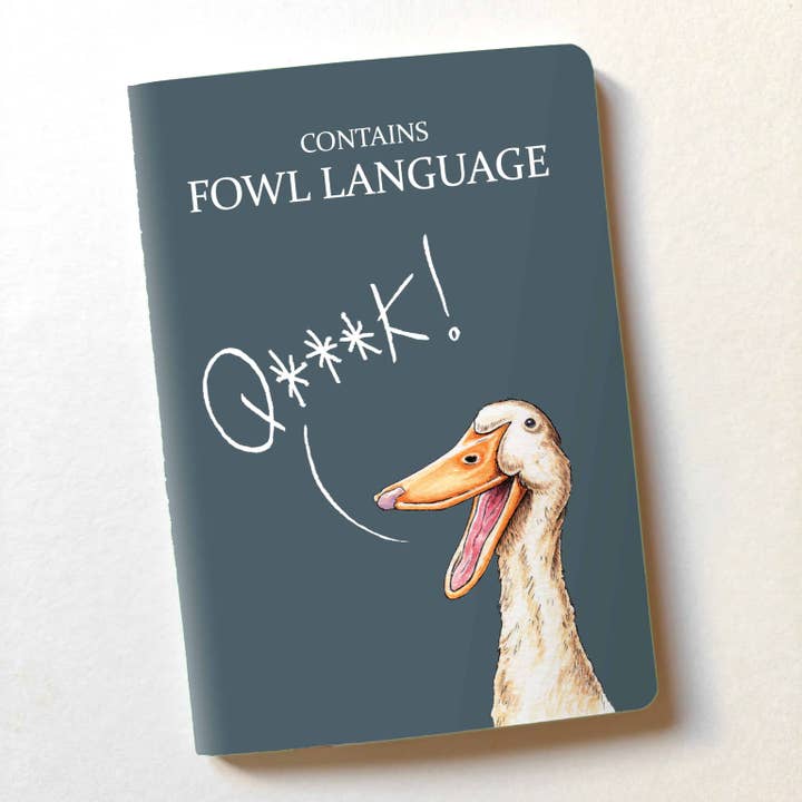 Fowl Language A5 Notebook for wholesale by Bewilderbeest