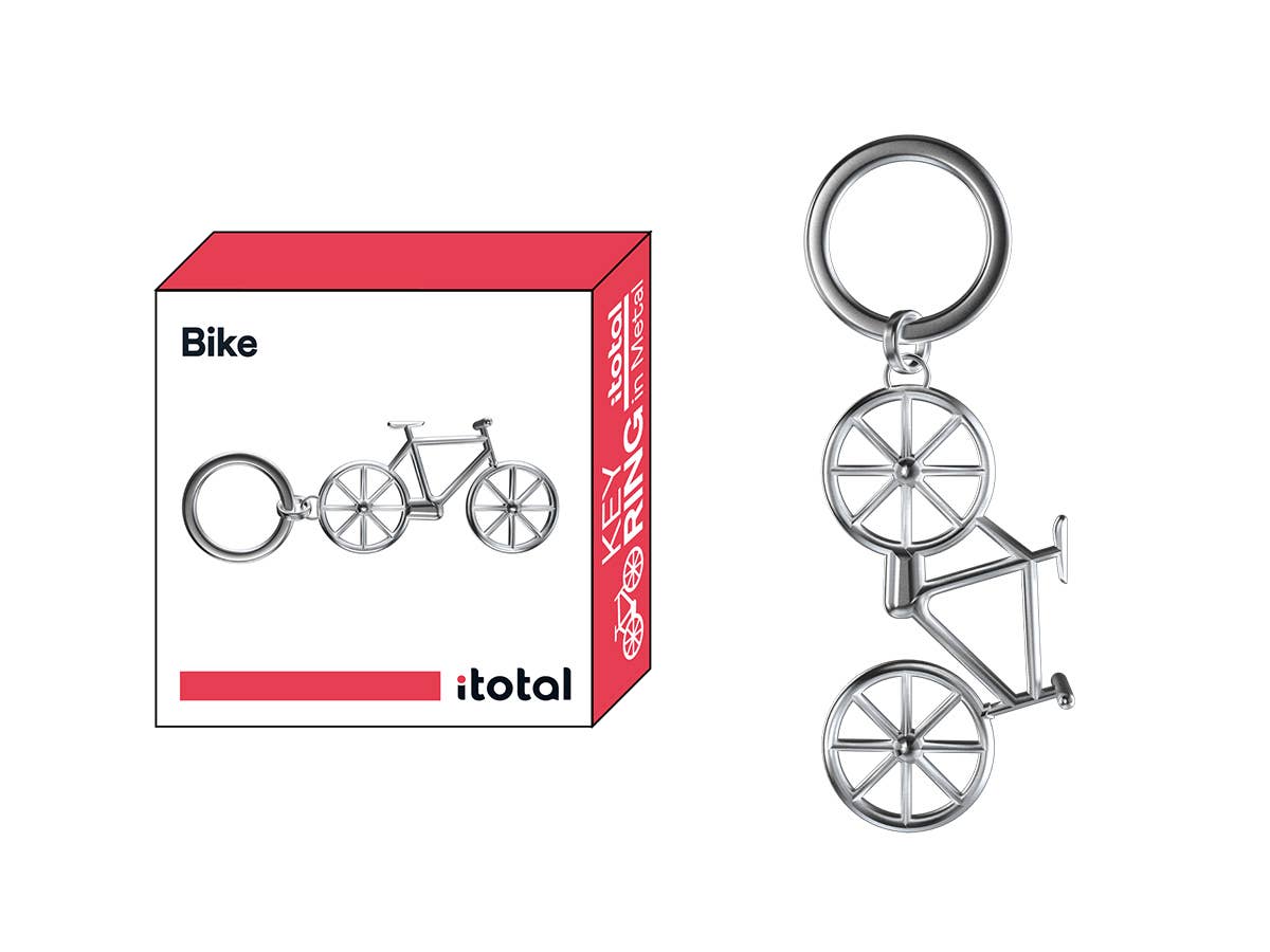 I-Total, I-Drink – Porta-chaves - Unissexo por atacado – Porta-chaves de metal para bicicleta0