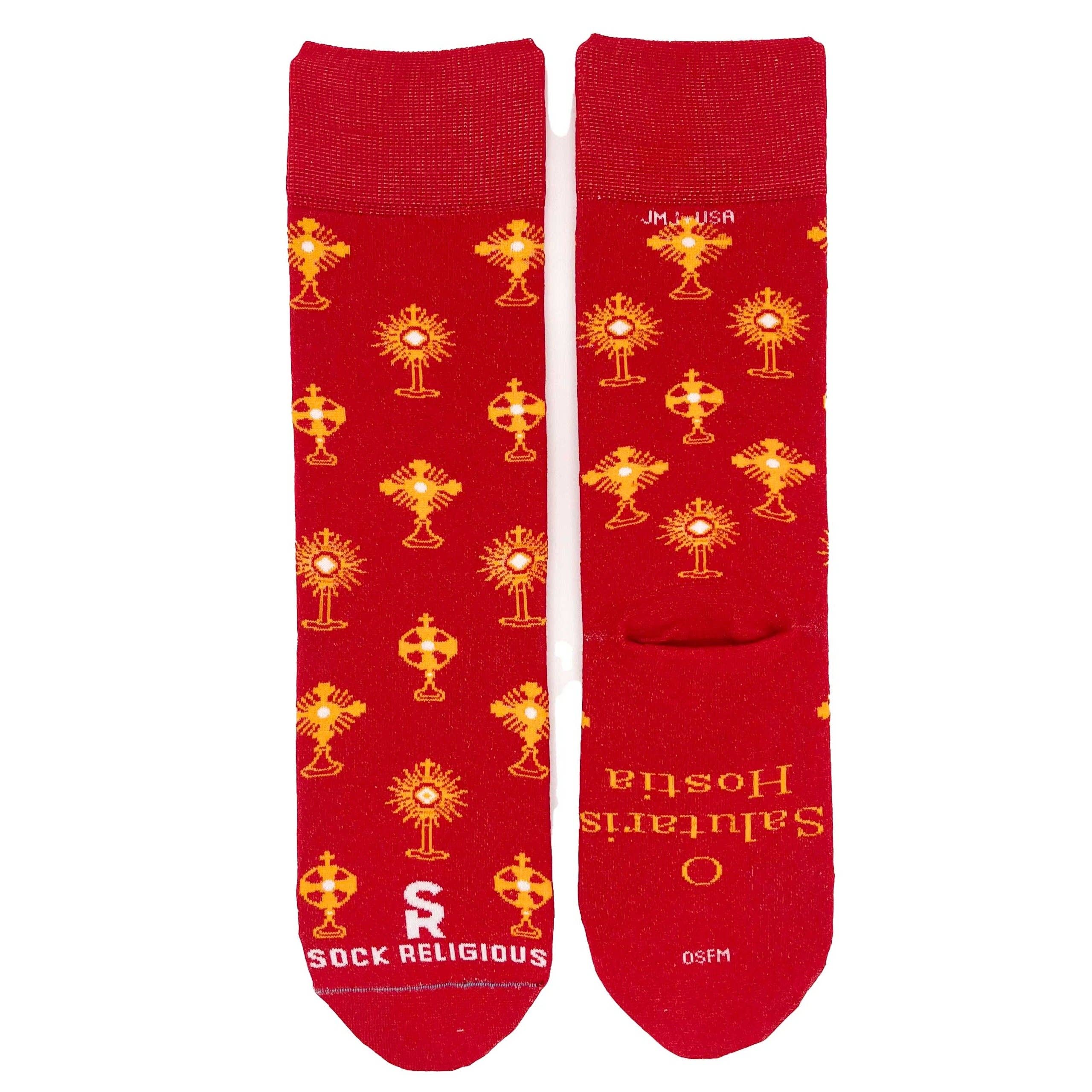 Sock Religious - Wholesale Socks - Unisex - Monstrance Adult Socks11